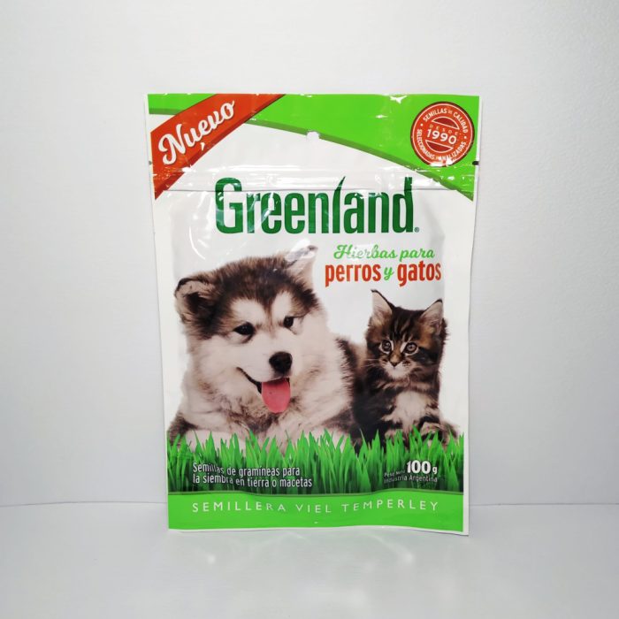 Hierba para perros y gatos Greenland 100gr