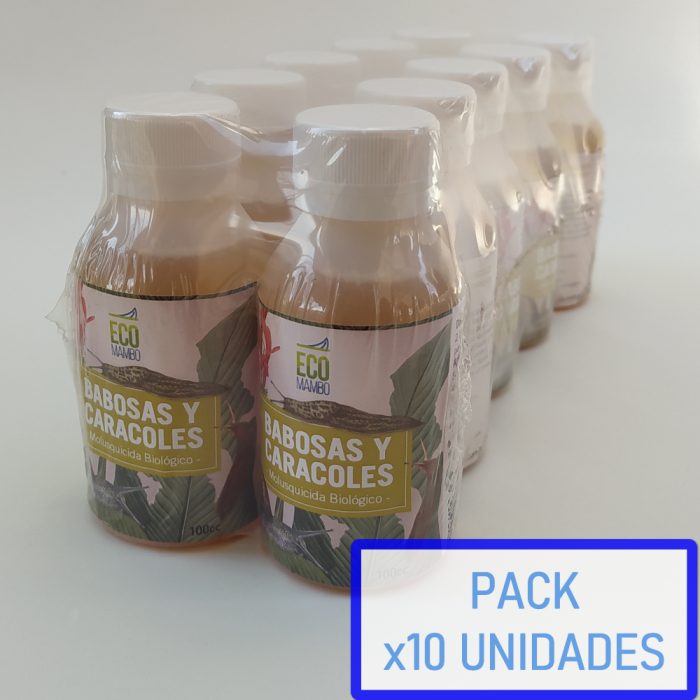 Molusquicida biológico 100cc x pack