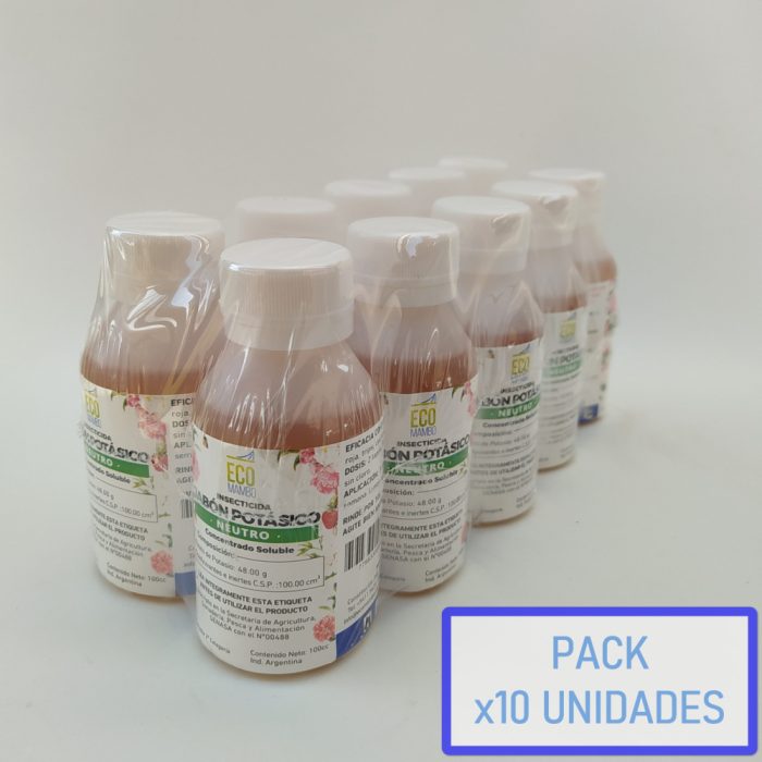 Jabón Potásico neutro (100cc, 500cc) x pack