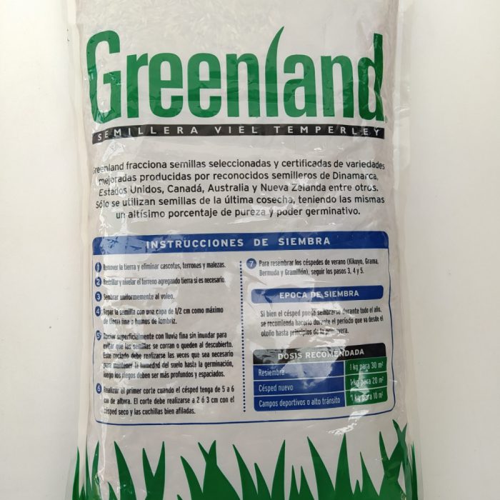 Semillas para césped Media Sombra Greenland (500gr, 1kg) x pack - Imagen 3