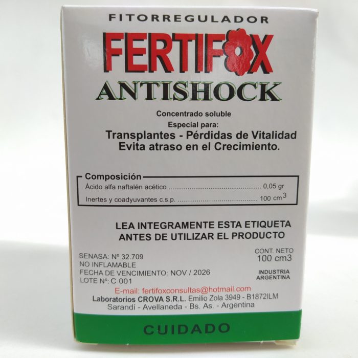 Fertifox Antishock (100cc, 500cc) - Imagen 3