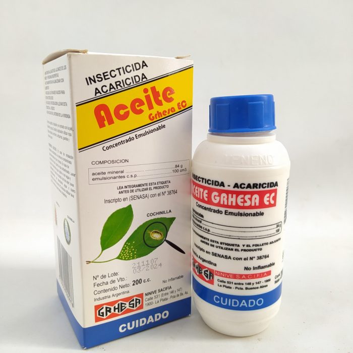 Aceite emulsionado Grhesa (200cc, 500cc)