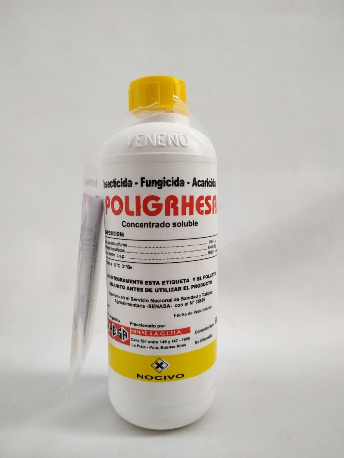 Poligrhesa Insecticida - Funguicida (550cc, 1Litro)