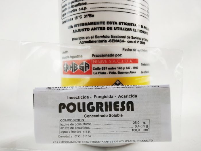 Poligrhesa Insecticida - Funguicida (550cc, 1Litro) - Imagen 3