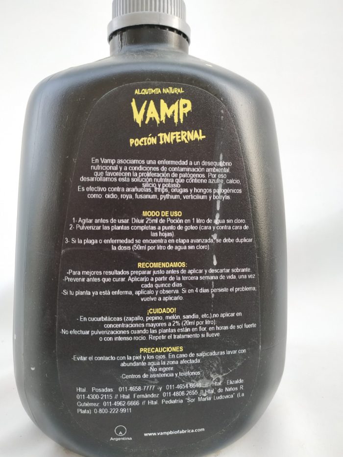 Vamp Poción Infernal (450cc, 3Litros) - Imagen 3