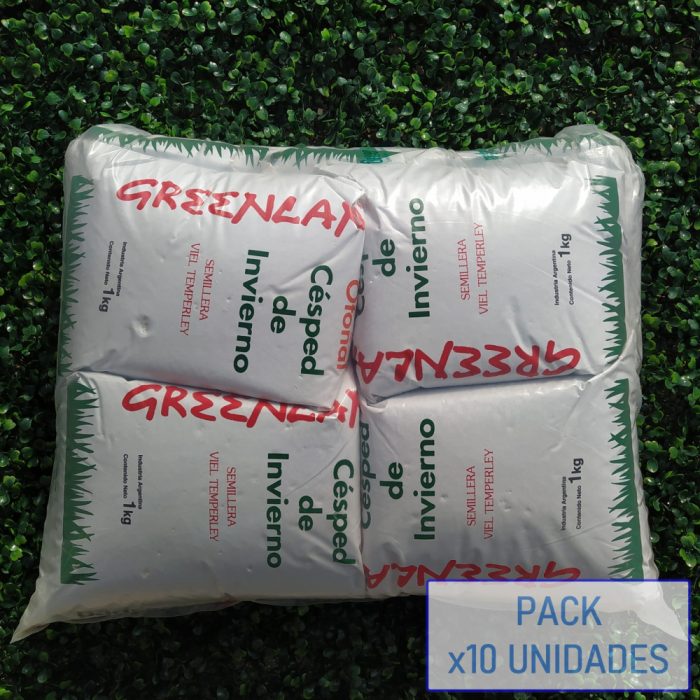 Semillas para césped de invierno, resiembra 1kg x pack