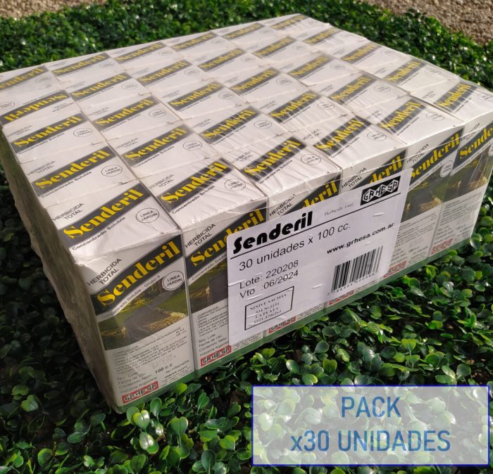 Herbicida total Senderil 100cc x pack