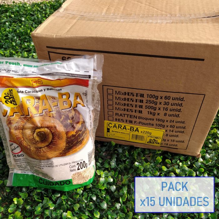 CARA-BA matababosas cebo 200gr x pack