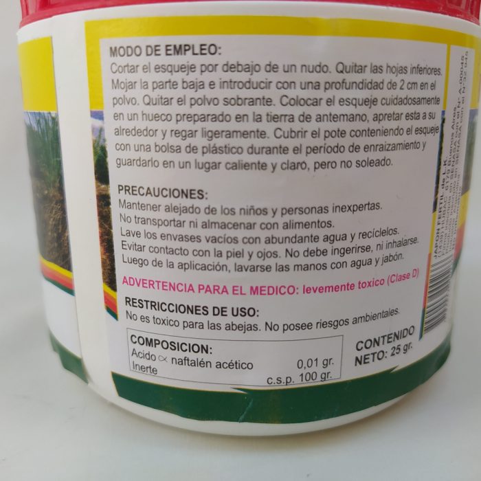 Hormona para enraizar, en polvo 25gr, 250gr) - Imagen 3