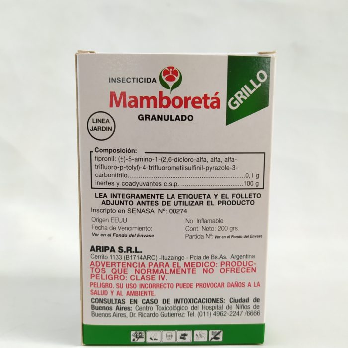 Insecticida "Grillo Topo" (200gr, 500gr) - Mamboretá - Imagen 3