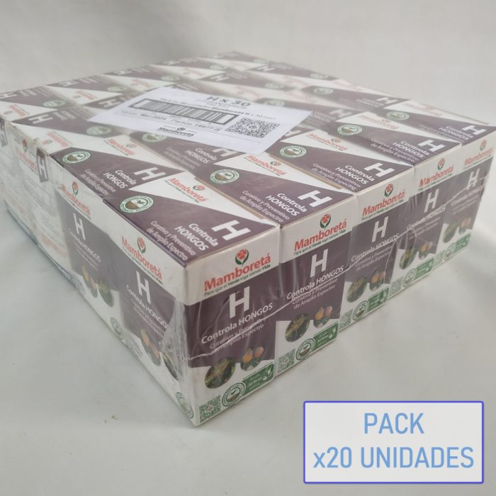 Fungicida «H» controla hongos 30cc x pack