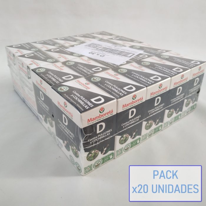 Insecticida "D" contra pulgones y cochinillas 30cc x pack