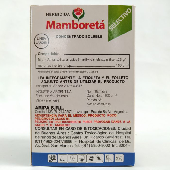 Herbicida "SELECTIVO" Mamboretá x100cc - Imagen 2