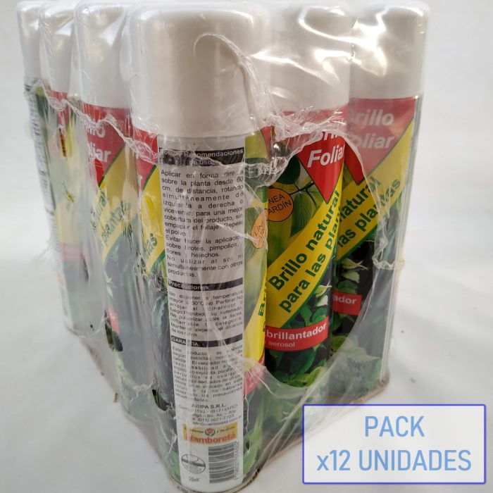 Brillo foliar en aerosol 440cc x pack – Mamboretá