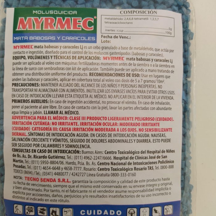 Matababosas cebo MYRMEC (100gr, 200gr) - Imagen 3