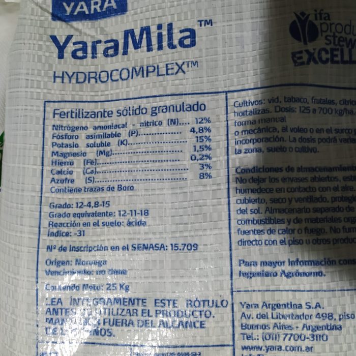 Hydrocomplex x25kg - Imagen 2